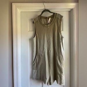 NWT size medium Daily Practice by Anthropologie romper moss